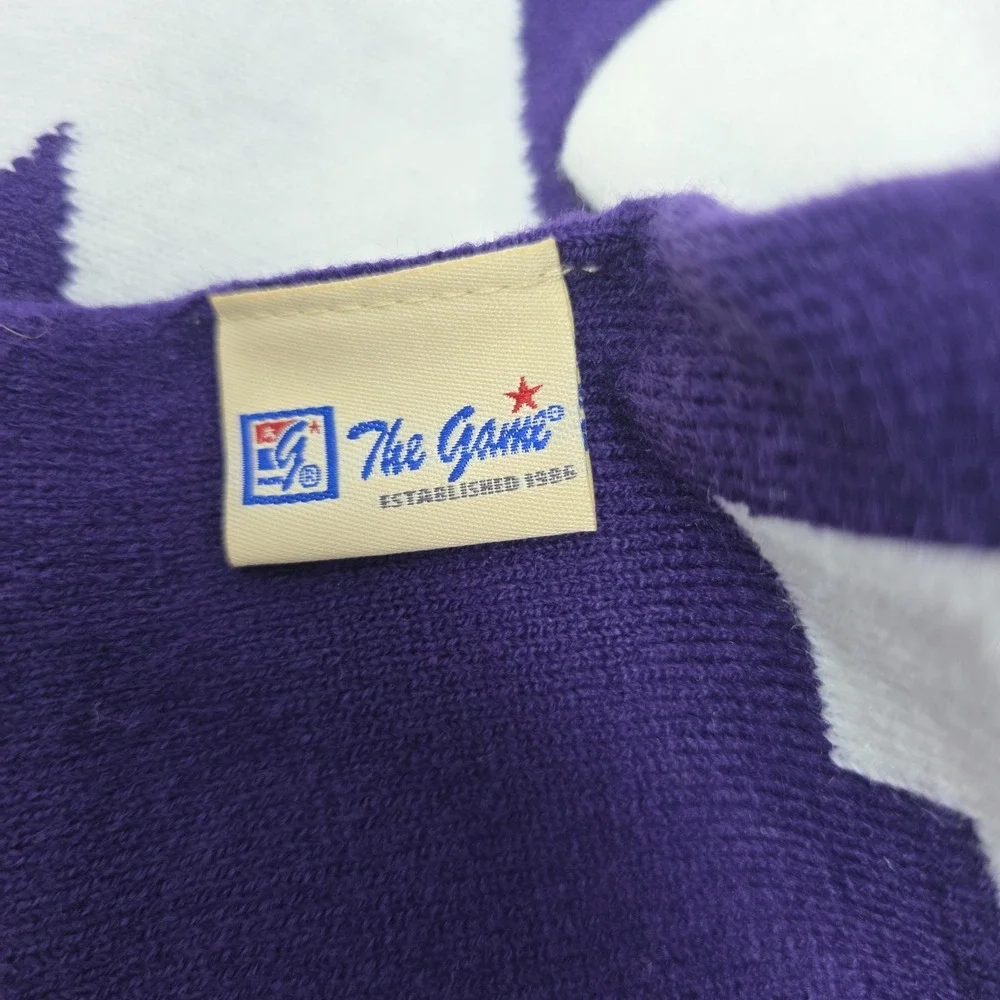 The Game Scarf & Headband Women OS Purple Kansas State Wildcats Knit Acrylic